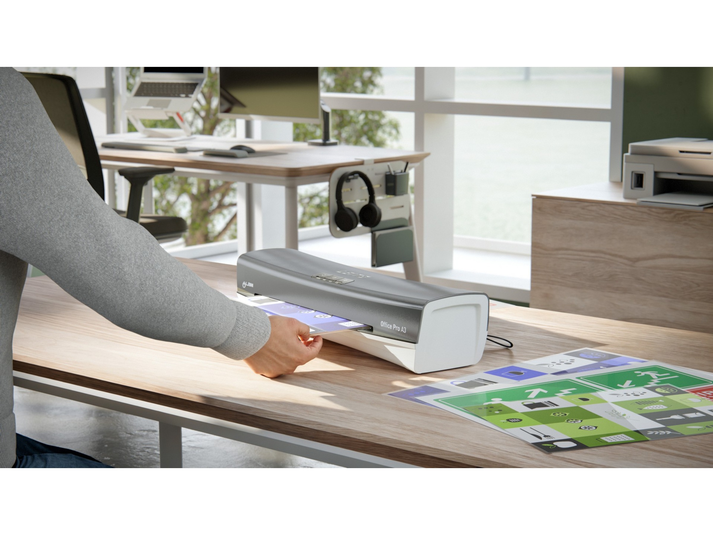 Leitz iLAM Office Pro lamineringsmaskine A3 Lamineringsmaskiner