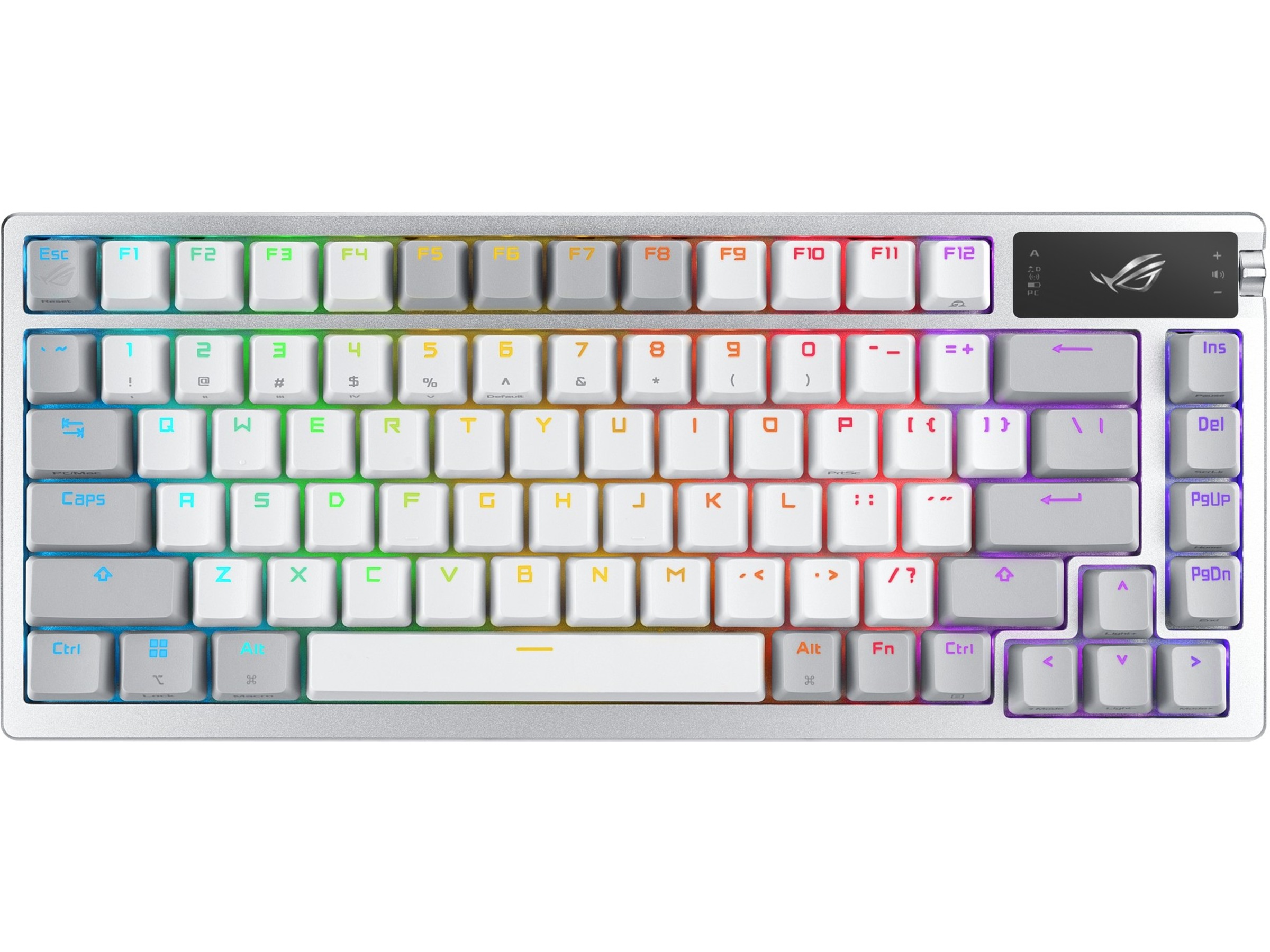 ASUS ROG Azoth Trådløs DIY Gamingtastatur (hvid) Gamingkeyboard