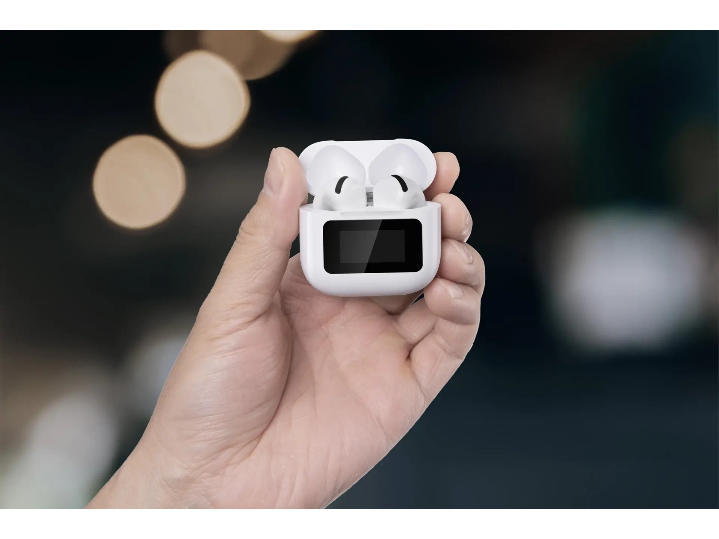 Andersson TWP-D2500 trådlösa hörlurar (vita) In-ear høretelefoner