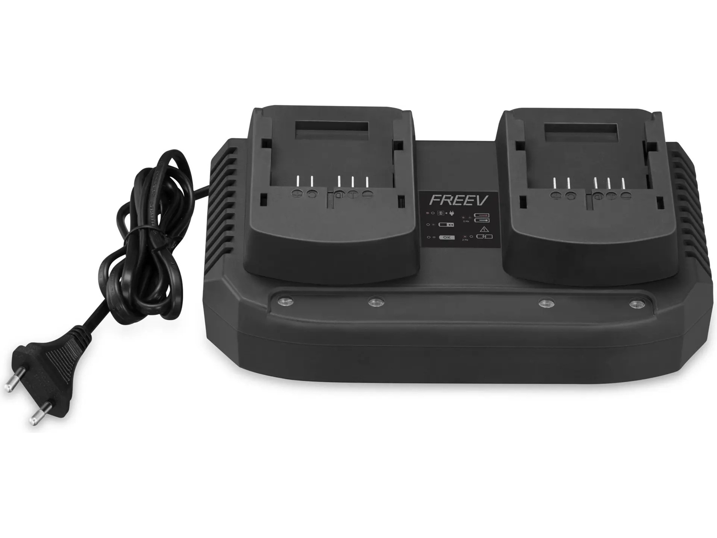 Freev 20V System dobbelt batterioplader Snekaster – tilbehør