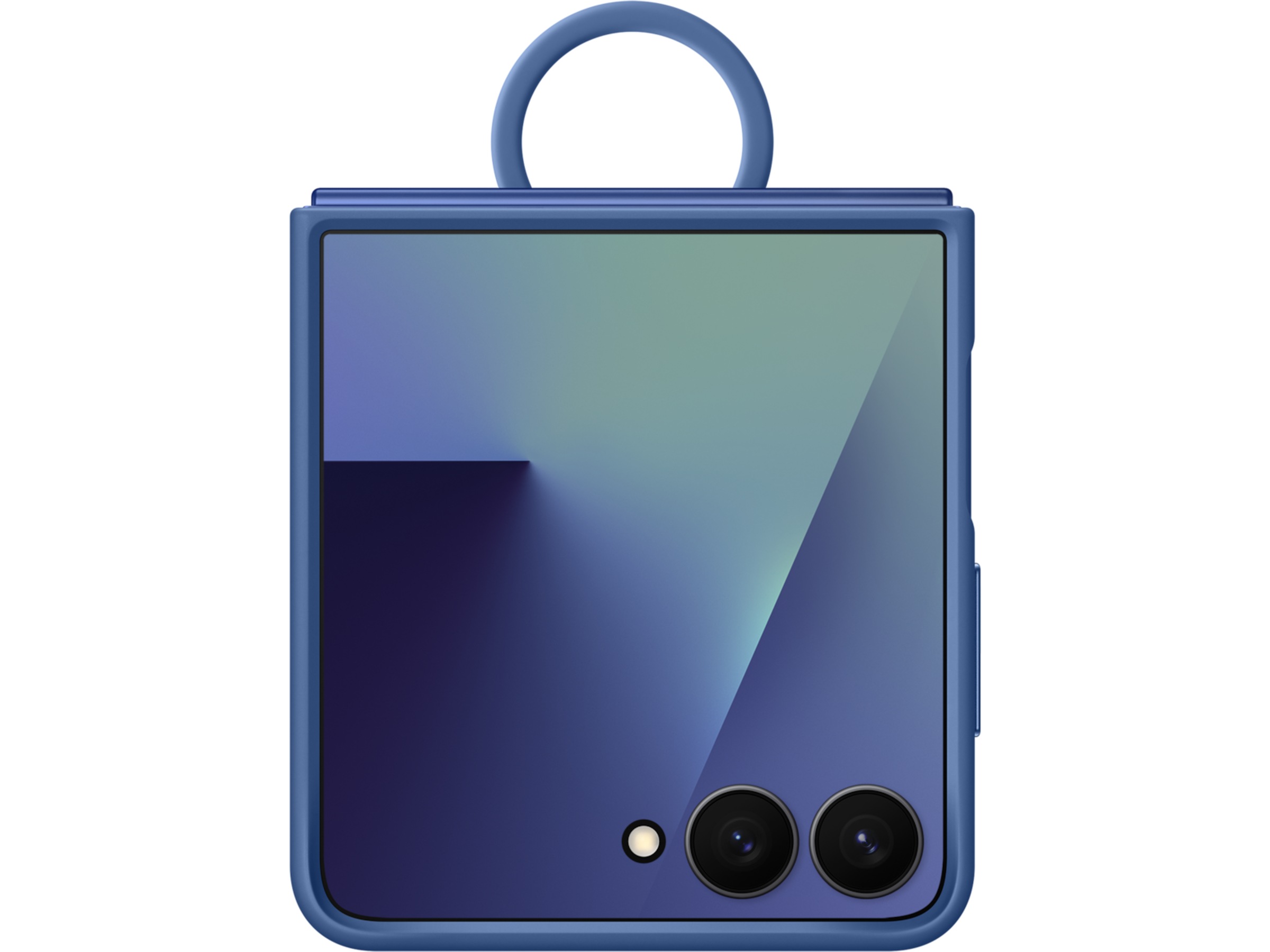 Samsung Galaxy Z Flip7 Ring Silikone cover (blue) Mobilcover