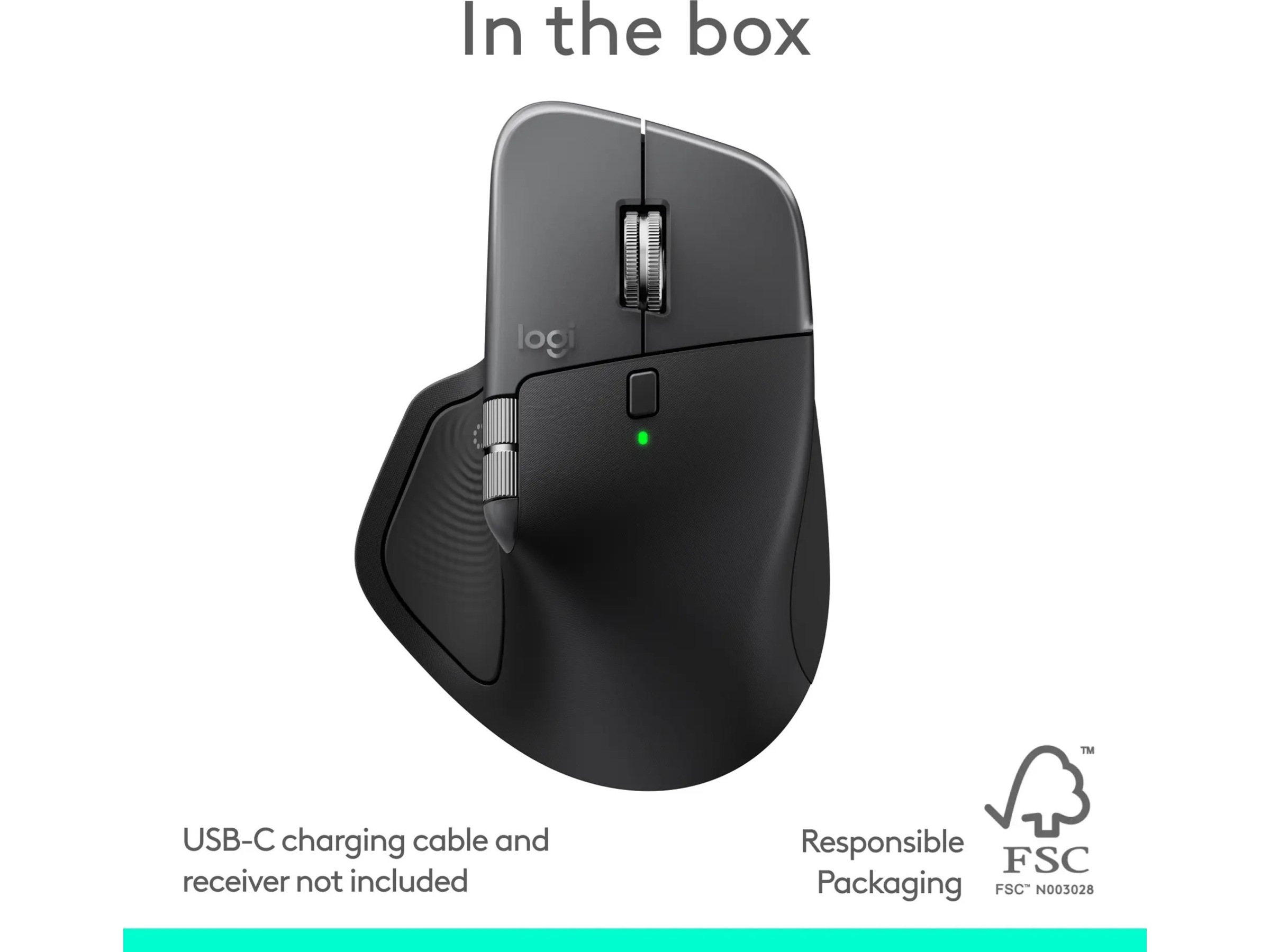 Logitech MX Master 4 för Mac Trådlös Mus (space black) Mus