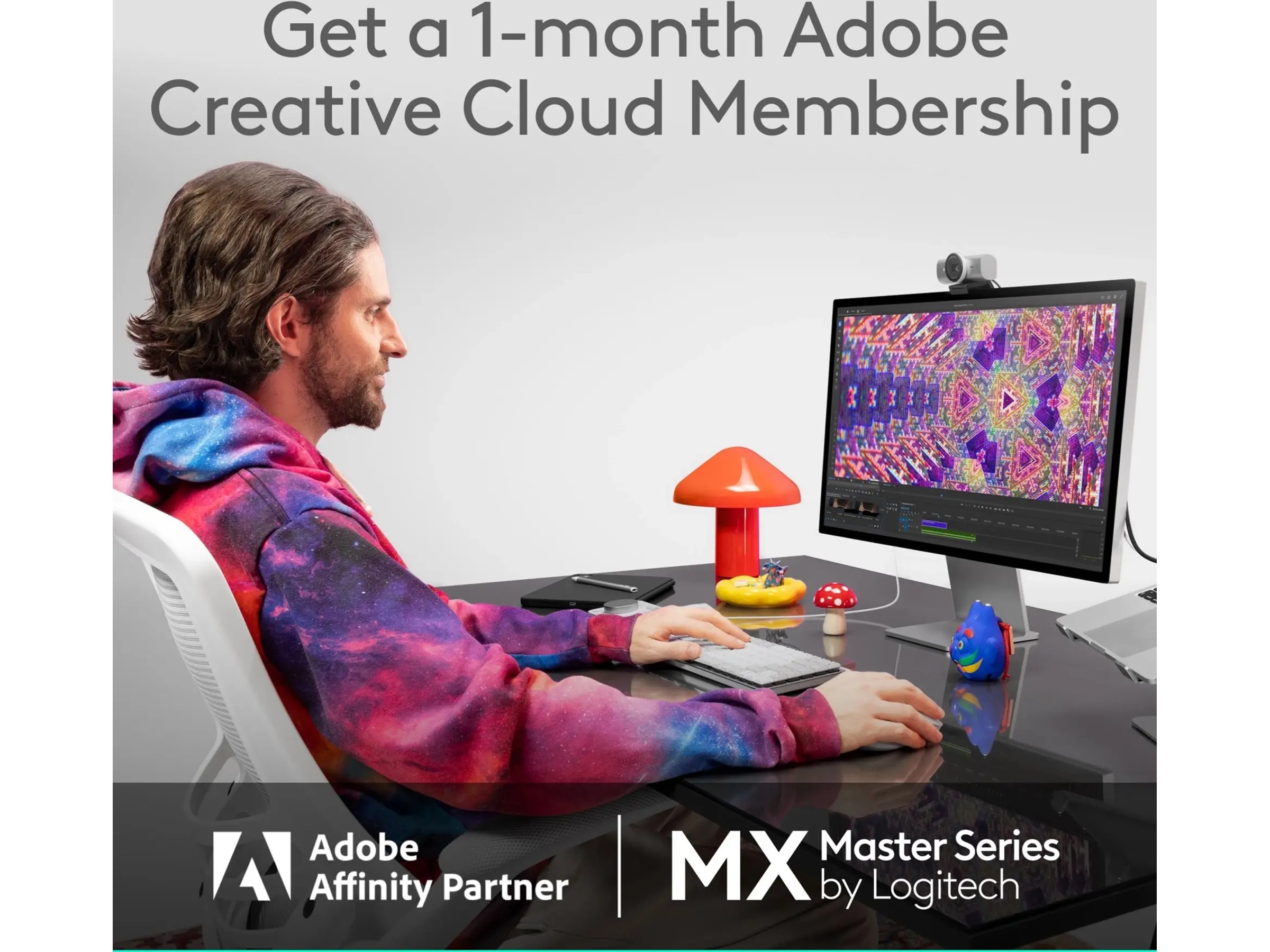 Logitech MX Master 4 för Mac Trådlös Mus (space black) Mus