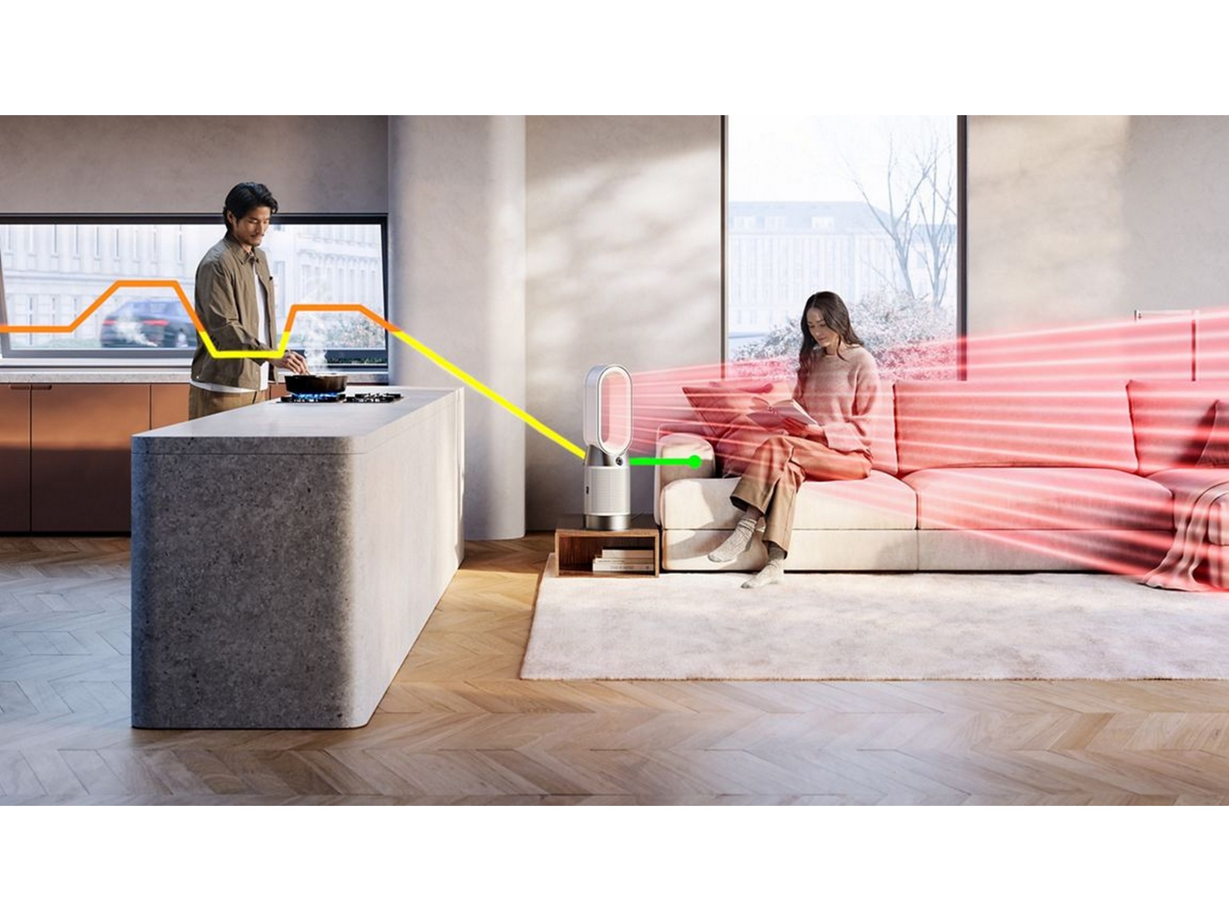 Dyson Purifier Hot + Cool HP11 (hvid) Luftrensere