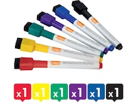 Nobo Whiteboard marker Mini assorteret 6 farver Whiteboards