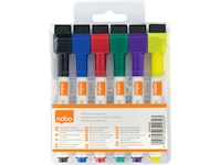 Nobo Whiteboard marker Mini assorteret 6 farver Whiteboards