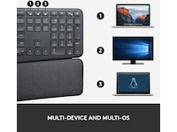 Logitech ERGO K860 Trådlös Tastatur Keyboards