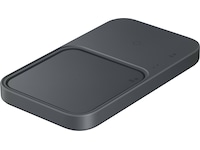 Trådløs oplader Duo med kabel (sort) Trådløs oplader