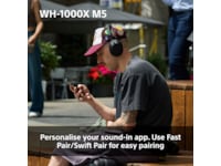 Sony WH-1000XM5 Trådløse høretelefoner, Over-Ear (sort) Høretelefoner