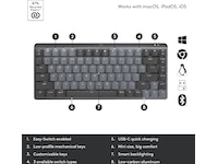 Logitech MX Mechanical Mini Minimalist Linear (graphite) Keyboards