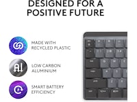 Logitech MX Mechanical Wireless Linear (graphite) Keyboards