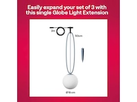 Innr smart utendørs extension globe farge LED-pærer & elpærer