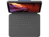 Logitech iPad 10,9" / 11" Rugged Folio Tastaturcover (oxford grey) Cover til tablet