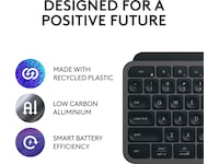 Logitech MX Keys S Trådløst Tastatur (graphite) Keyboards