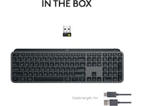Logitech MX Keys S Trådløst Tastatur (graphite) Keyboards