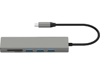 Andersson USB-C Hub (grå) Dockingstation og USB-hub