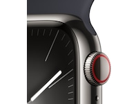 Apple Watch Series 9 GPS + LTE 41mm Rustfrit stål (grafitgrå) Smartwatches