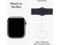 Apple Watch Series 9 GPS + LTE 41mm Rustfrit stål (grafitgrå) Smartwatches