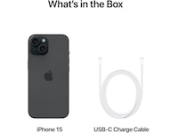 iPhone 15 128GB (sort) Mobiltelefoner