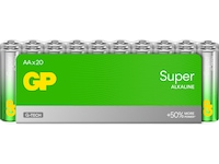 GP Super Alkaline AA/LR6 batteri, 20-pk Generelle batterier