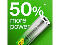 GP Super Alkaline AA/LR6 batteri, 20-pk Generelle batterier