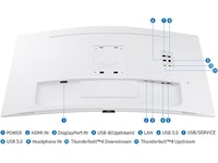 Samsung 34" Curved skærm S34C650 (hvid) Skærme