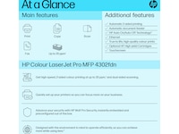 HP Color LaserJet Pro MFP 4302fdn laser printer Printere
