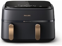 Philips dual basket airfryer 9L NA352/00 (grå/kobber) Airfryer