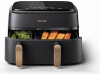 Philips dual basket airfryer 9L NA352/00 (grå/kobber) Airfryer