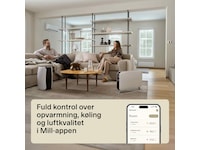 Mill Gentle Air WiFi olieovn 1500W (hvid) Radiatorer