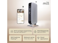 Mill Gentle Air WiFi olieovn 1500W (hvid) Radiatorer