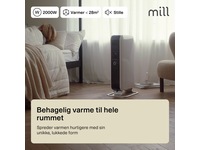 Mill Gentle Air olieovn 2000w Radiatorer