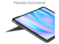 Logitech iPad Air 13" Combo Touch tastaturcover (oxford grå) Tastatur og stylus