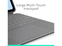 Logitech iPad Air 13" Combo Touch tastaturcover (oxford grå) Tastatur og stylus