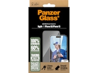 PanzerGlass iPhone 15 / 16 skærmbeskytter Skærmbeskyttelse mobiltelefon