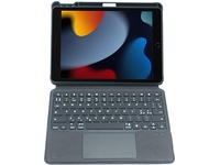 4smarts iPad Pro 13" 2-i-1 Tastaturcover (grå) Tastatur og stylus