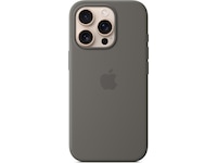Apple iPhone 16 Pro Silikonecover (granitgrå) Mobilcover