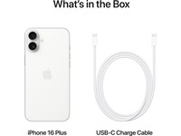 iPhone 16 Plus 256GB (hvid) Mobiltelefoner