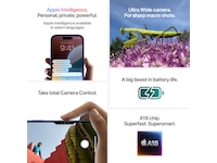 iPhone 16 Plus 256GB (grønblå) Mobiltelefoner