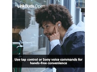 Sony Linkbuds Open True Wireless ørepropper (sort) In-ear høretelefoner