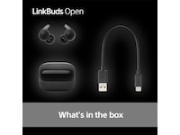 Sony Linkbuds Open True Wireless ørepropper (sort) In-ear høretelefoner