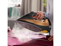 Philips 7000 Series DST7040/81 Dampstrygejern (sort/guld) Strygejern