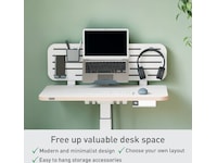 Leitz Ergo Pegboard Organiseringstavle med laptop holder, 80x25 cm Opbevaring & organisering