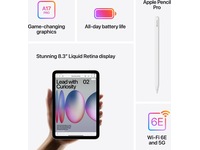 iPad mini (2024) 256GB 5G (blå) Tablets