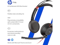 Poly Blackwire 5220 MS Teams USB-C Headset Kablet headset