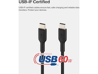 Belkin USB-C kabel 2m (sort) USB-kabler