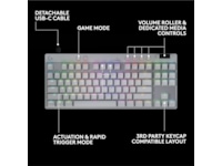 Logitech G Pro X TKL Rapid gamingtastatur (hvid) Gamingkeyboard