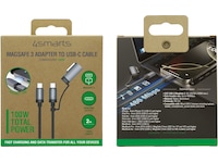 4smarts MagSafe 3 Adapter og USB-C kabel 2m (sort) USB-kabler