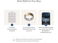Oura Ring 4 størrelsessæt Smart ring