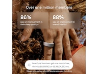 Oura Ring 4 Smart Ring str. 7 (børstet sølv) Smart ring